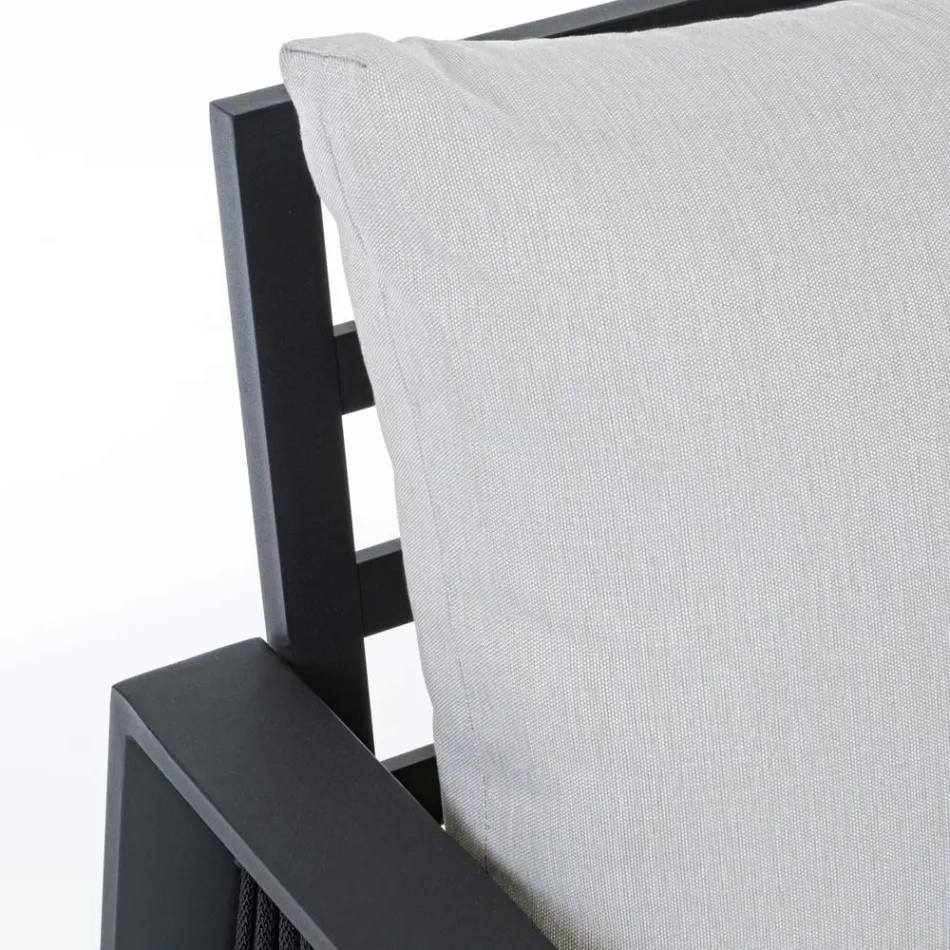 Kopshti i Kopshtit në Dizajn Alumini të Bardhë ose të Zi - Shi Qumështi Viadurini