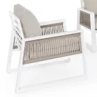 Kopshti i Kopshtit në Dizajn Alumini të Bardhë ose të Zi - Shi Qumështi Viadurini