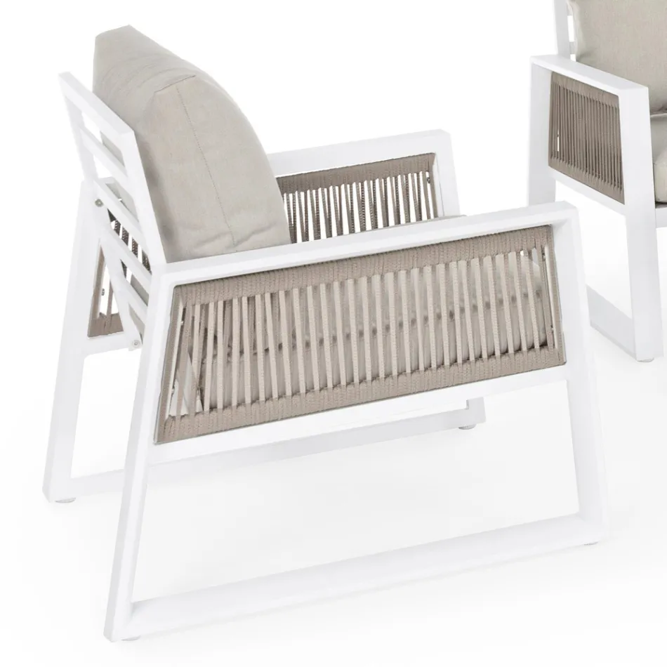 Kopshti i Kopshtit në Dizajn Alumini të Bardhë ose të Zi - Shi Qumështi Viadurini