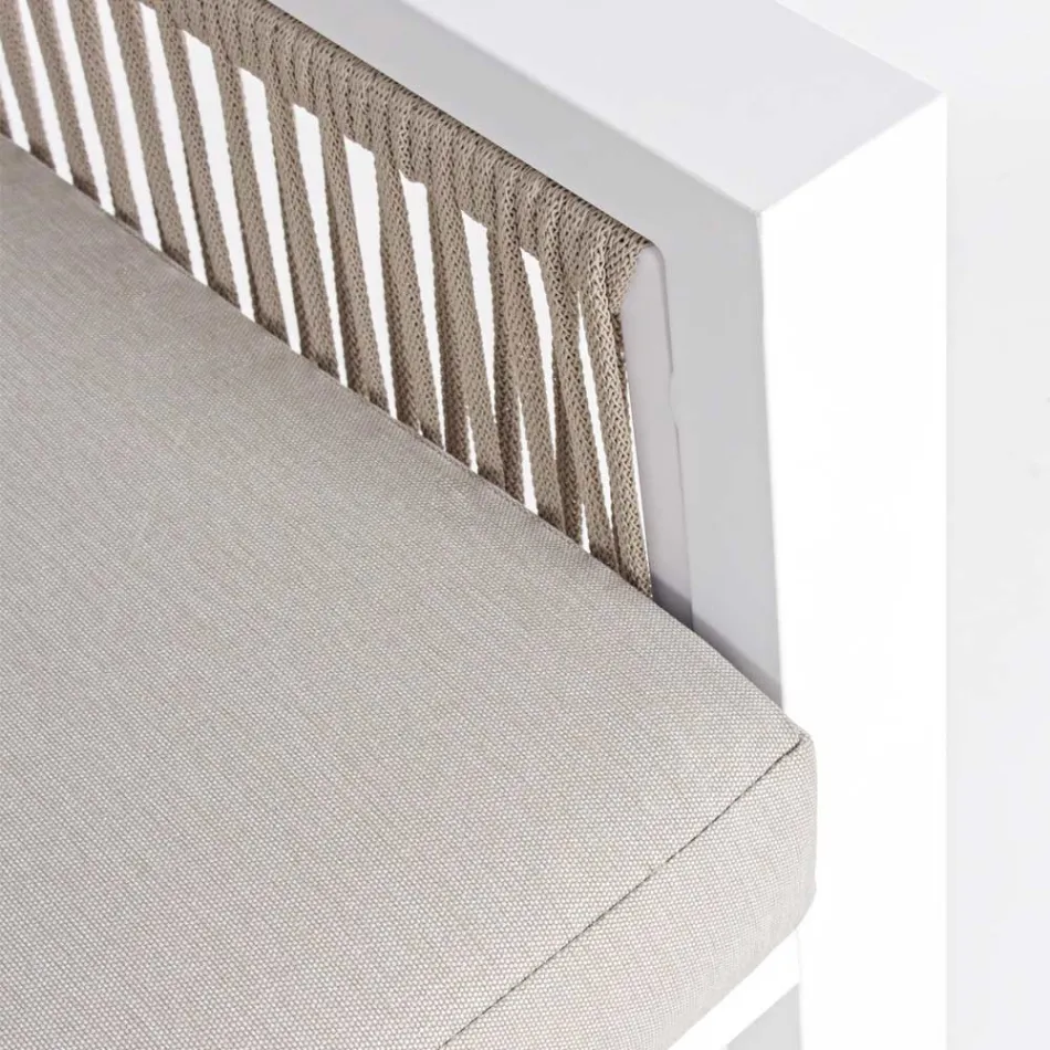 Kopshti i Kopshtit në Dizajn Alumini të Bardhë ose të Zi - Shi Qumështi Viadurini