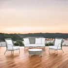 Kopshti i pritjes në Alumin dhe Litar Weaving - Asteria Viadurini