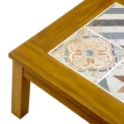 Set Kopshti i Kopshtit me Ngjyrë Natyrore Dru Akacie me vaj - Teknik Viadurini