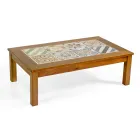 Set Kopshti i Kopshtit me Ngjyrë Natyrore Dru Akacie me vaj - Teknik Viadurini