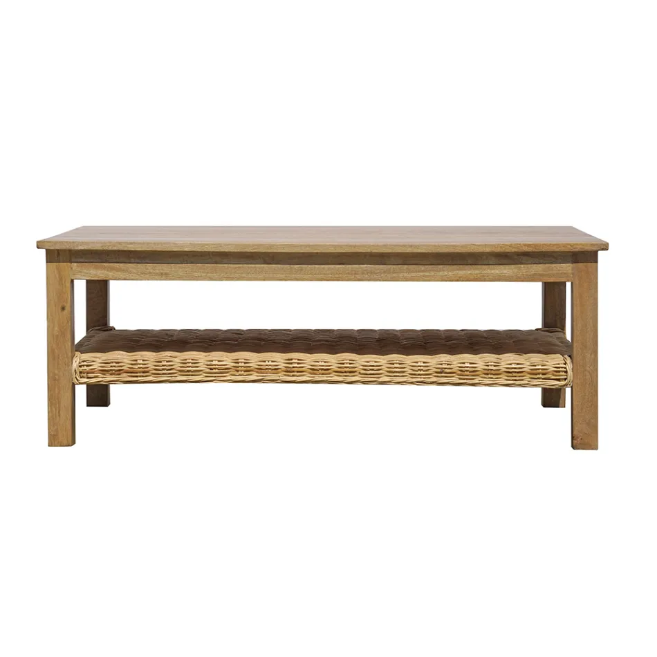 Set Kopshti prej Druri me Ratan dhe Jastëkë të Lëvizshëm - Silvara Viadurini