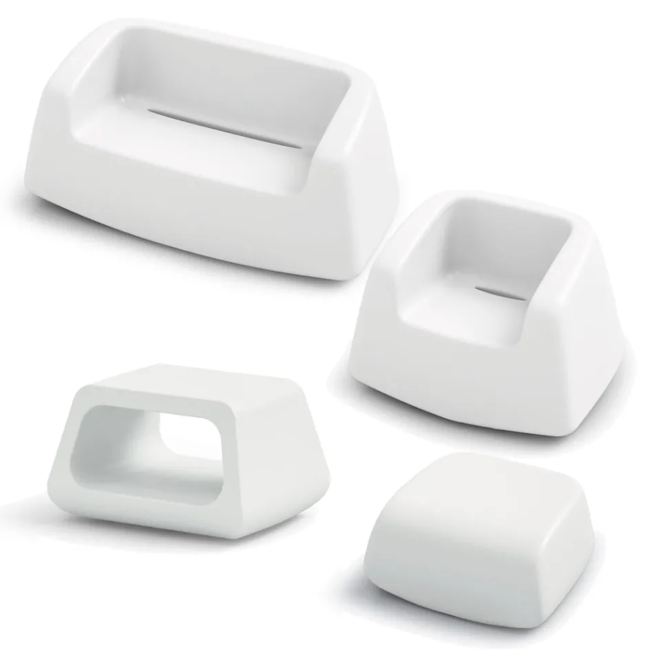 Kopshti i Kopshtit me Polietileni me Ngjyrë Prodhuar në Itali 4 Copë - Tharmi Viadurini