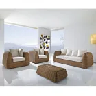 Set kopshti me thurur me dorë nga bastun prej palme kacavjerrëse - Charlie Viadurini