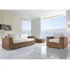 Sallë pritjeje e Kopshtit Polyrattan të Endur me dorë - Yoko Viadurini