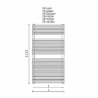 Projektues vertikal Ngrohuesi hidraulik i banjës në çelik 1013 W - Griffin Viadurini