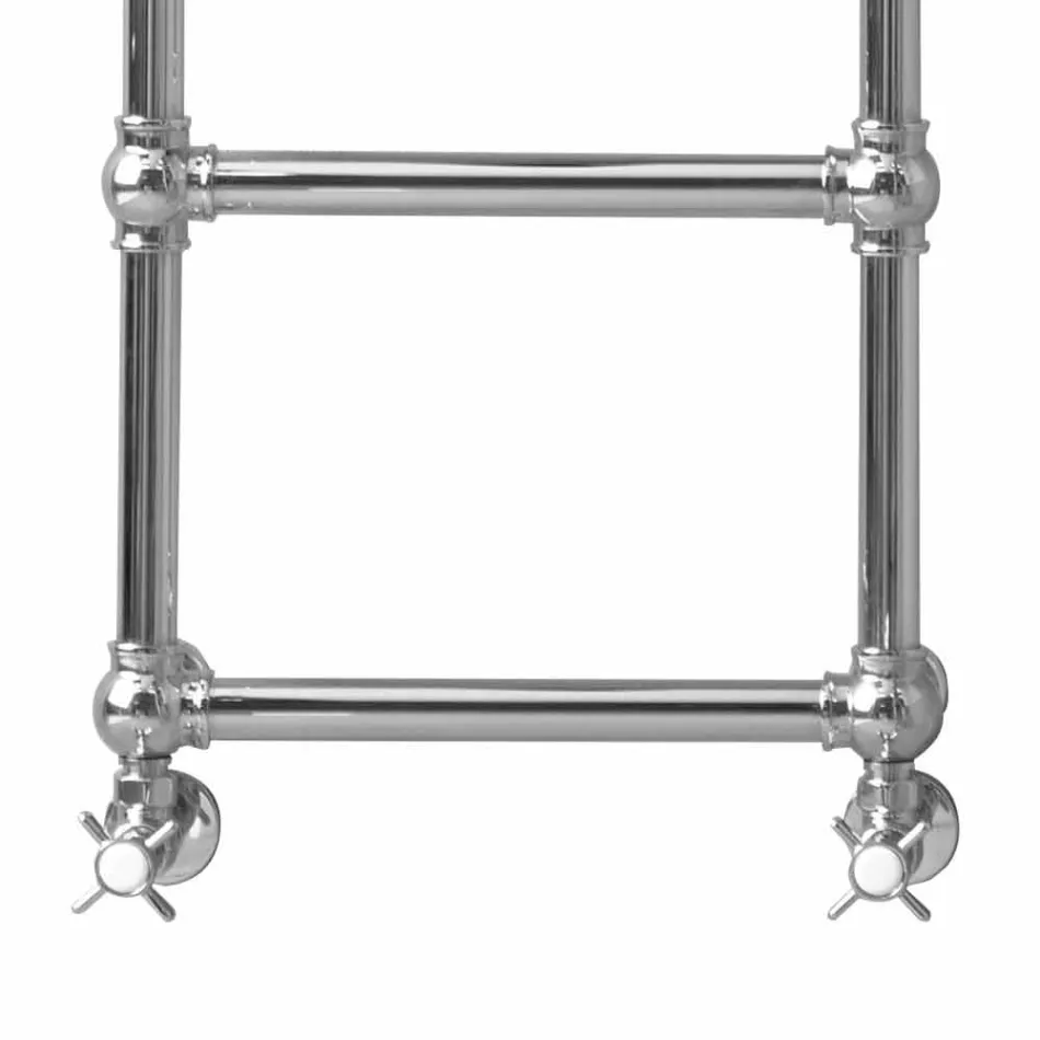 Ngrohës modular hidraulik për peshqir Tub prej bronzi kromi W W - Cezari Viadurini