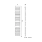 Ngrohëse peshqirësh me sistem Elektrik dhe Strukturë çeliku Prodhuar në Itali - Shurup Viadurini