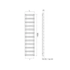 Ngrohëse peshqirësh me sistem të përzier në çelik me karbon - Pralinë Viadurini