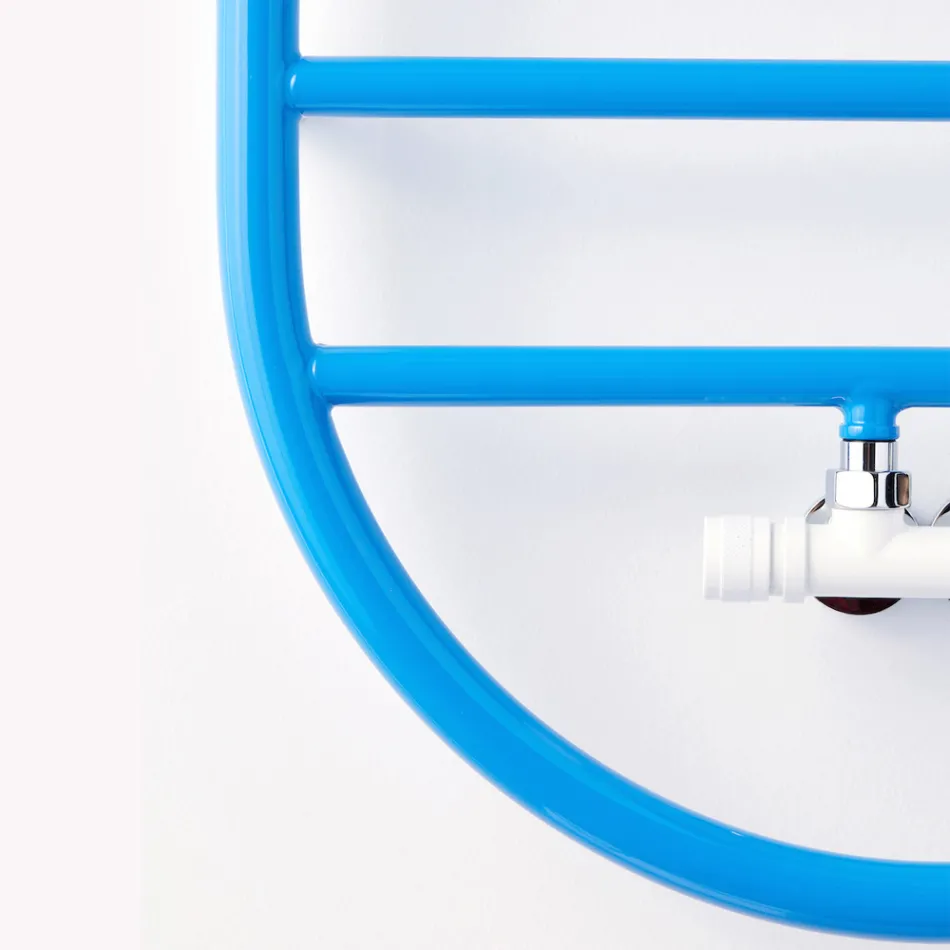 Dizajni ngrohës për peshqirë "All Round Bubble" në çelik Prodhuar në Itali - I qetë Viadurini