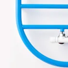 Ngrohëse peshqirësh me dizajn “Tutto Tondo Slim” në çelik Prodhuar në Itali - E lëmuar Viadurini