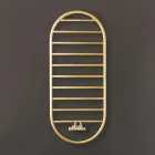 Ngrohëse peshqirësh me dizajn “Tutto Tondo Slim” në çelik Prodhuar në Itali - E lëmuar Viadurini