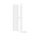 Ngrohëse elektrike për peshqirë me elemente horizontale Prodhuar në Itali - Amaretti Viadurini