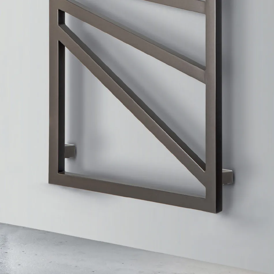 Ngrohëse elektrike për peshqirë me elemente katrore Made in Italy - Bajame Viadurini