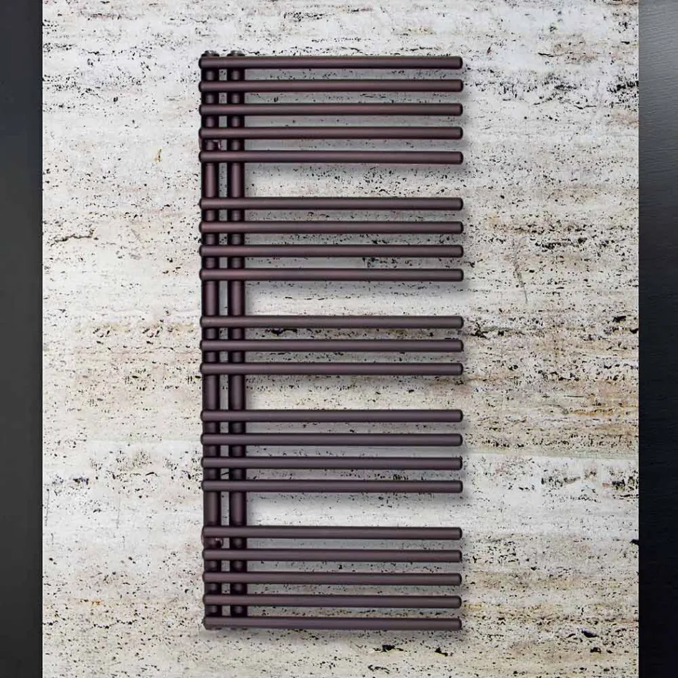 Ngrohëse elektrike për peshqirë në çelik karboni Prodhuar në Itali - Qershi Viadurini