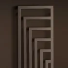 Ngrohëse elektrike prej çeliku për peshqirë me dizajn modern Prodhuar në Itali - Potentia Viadurini