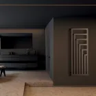 Ngrohëse elektrike prej çeliku për peshqirë me dizajn modern Prodhuar në Itali - Potentia Viadurini