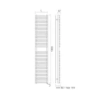 Ngrohëse elektrike për peshqirë prej çeliku të karbonit - e butë Viadurini