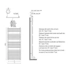 Ngrohës hidraulik për peshqirë në ndryshk çeliku të karbonit Prodhuar në Itali - Coccola Viadurini