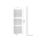 Ngrohëse peshqirësh prej çeliku të karbonit me sistem Elektrik - Kikirikë Viadurini