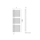 Ngrohëse peshqirësh prej çeliku të karbonit me sistem të përzier - Kikirikë Viadurini