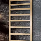 Ngrohëse peshqirësh të përzier me vija të thjeshta në çelik Prodhuar në Itali - Fëstëk Viadurini