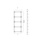 Ngrohëse peshqirësh të përzier në tunxh me sfera lidhëse Prodhuar në Itali - Ricotta Viadurini