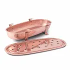 Pjatë për tavolinë për tenxhere bakri Prodhuar në Itali 45x23 cm - Mariaelena Viadurini