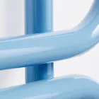 Shkallë ngrohëse elektrike për peshqirë Çelik me ngjyrë të rrumbullakët Prodhuar në Itali - Zinxhirë Viadurini