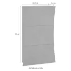 Dollap këpucësh me 3 dyer në dru me llak të bardhë me shkëlqim - Sabine Viadurini