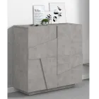 Raft këpucësh të larta ose të ulëta në dizajn të qëndrueshëm druri me 2 ose 4 dyer - Fjona Viadurini