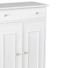 Këpucë me 1 sirtar dhe 2 dyer druri Made in Italy - Lasa Viadurini