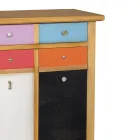 Raft këpucësh me sirtarë të gjitha ngjyrave dhe doreza të ndryshme Made in Italy - Mitra Viadurini