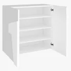 Dollap Këpucësh Indoor me 2 Dyer Melamine Prodhuar në Itali - Naditza Viadurini