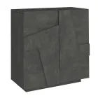 Dollap Këpucësh Indoor me 2 Dyer Melamine Prodhuar në Itali - Naditza Viadurini