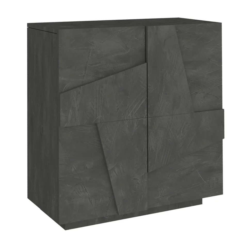 Dollap Këpucësh Indoor me 2 Dyer Melamine Prodhuar në Itali - Naditza Viadurini