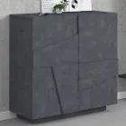 Dollap Këpucësh Indoor me 2 Dyer Melamine Prodhuar në Itali - Naditza Viadurini