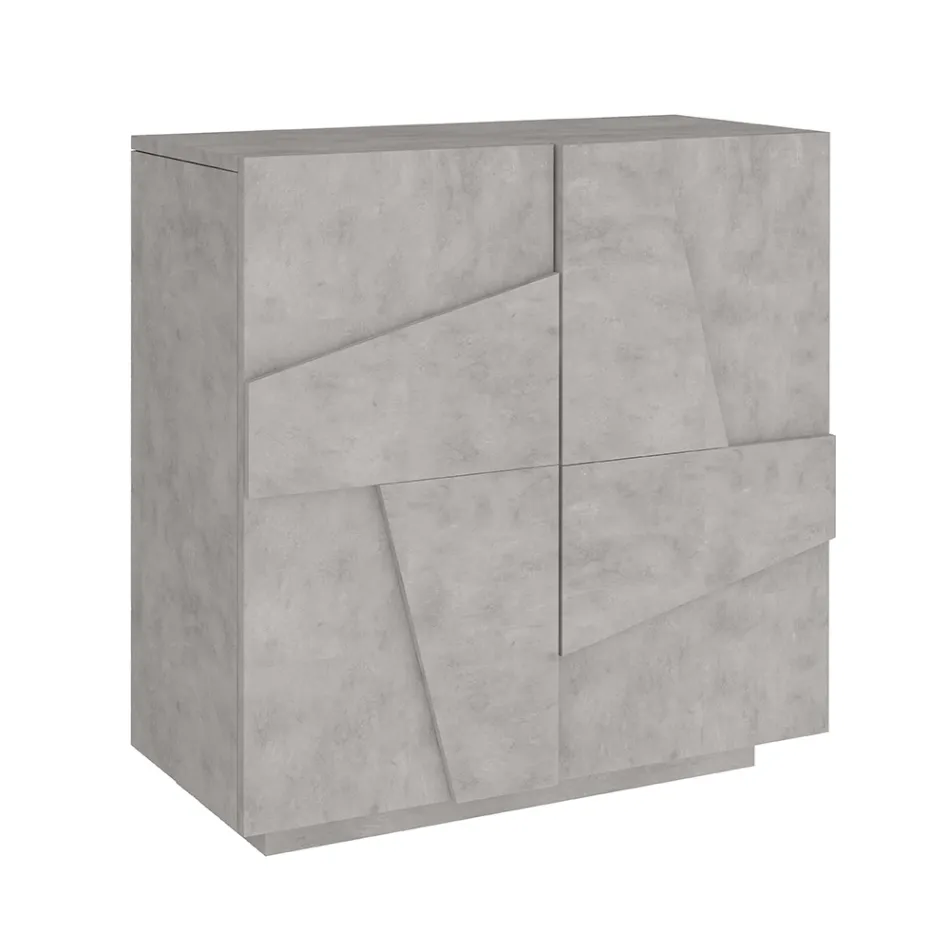 Dollap Këpucësh Indoor me 2 Dyer Melamine Prodhuar në Itali - Naditza Viadurini