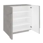 Dollap Këpucësh Indoor me 2 Dyer Melamine Prodhuar në Itali - Naditza Viadurini