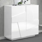 Dollap Këpucësh Indoor me 2 Dyer Melamine Prodhuar në Itali - Naditza Viadurini