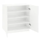 Kabineti Këpucësh për Sallon me 2 Dyer në Melamine Prodhuar në Itali - Popilio Viadurini