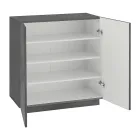 Kabineti Këpucësh për Sallon me 2 Dyer në Melamine Prodhuar në Itali - Popilio Viadurini