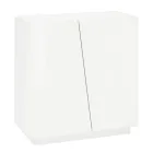 Kabineti Këpucësh për Sallon me 2 Dyer në Melamine Prodhuar në Itali - Popilio Viadurini