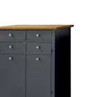 Raft këpucësh në dru me rimeso Toulipier Prodhuar në Itali - Visnus Viadurini