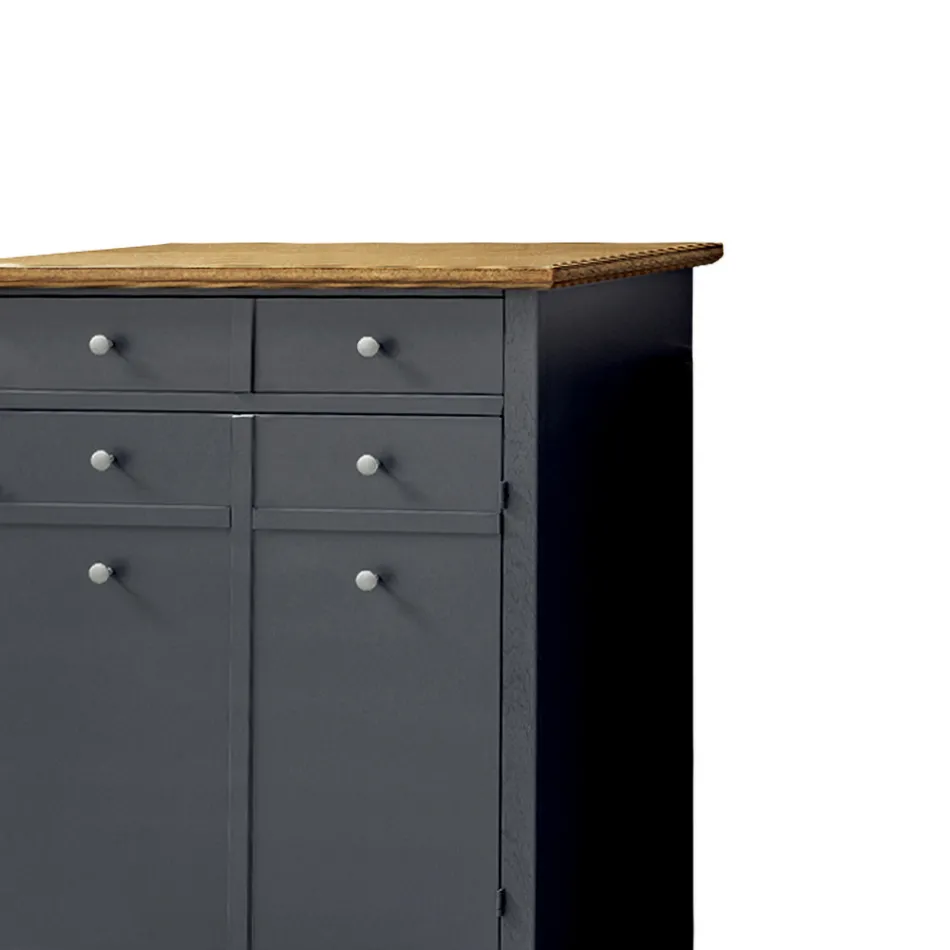 Raft këpucësh në dru me rimeso Toulipier Prodhuar në Itali - Visnus Viadurini