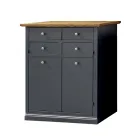 Raft këpucësh në dru me rimeso Toulipier Prodhuar në Itali - Visnus Viadurini