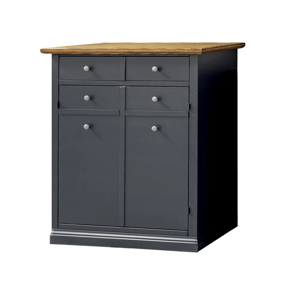 Raft këpucësh në dru me rimeso Toulipier Prodhuar në Itali - Visnus Viadurini