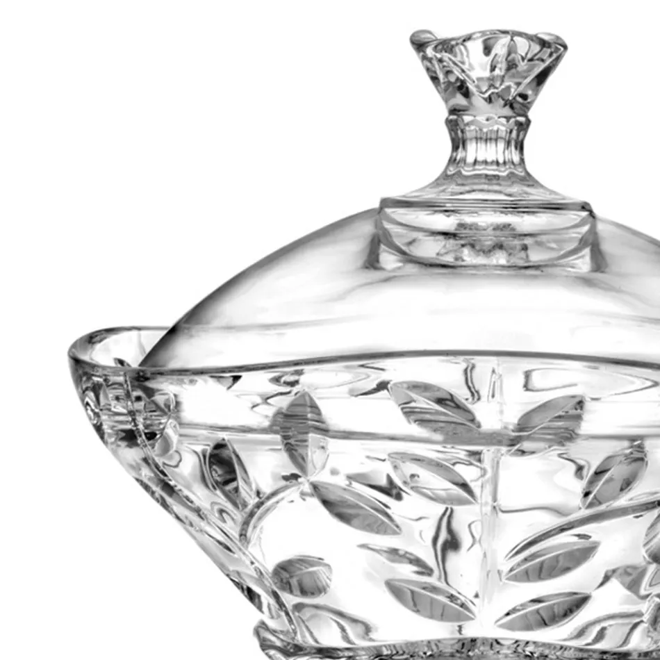 Kuti karamele dhe Kristal ekologjik 2 pjesë - Magnolio Viadurini